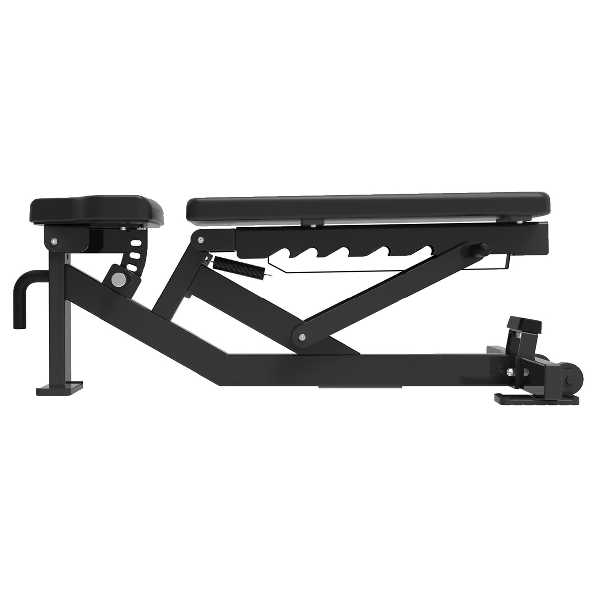 DHZ S-FORCE PM3007 Super Bench – Freihantel Verstellbare Super Bench – schwarze Polster, Produktansicht 05