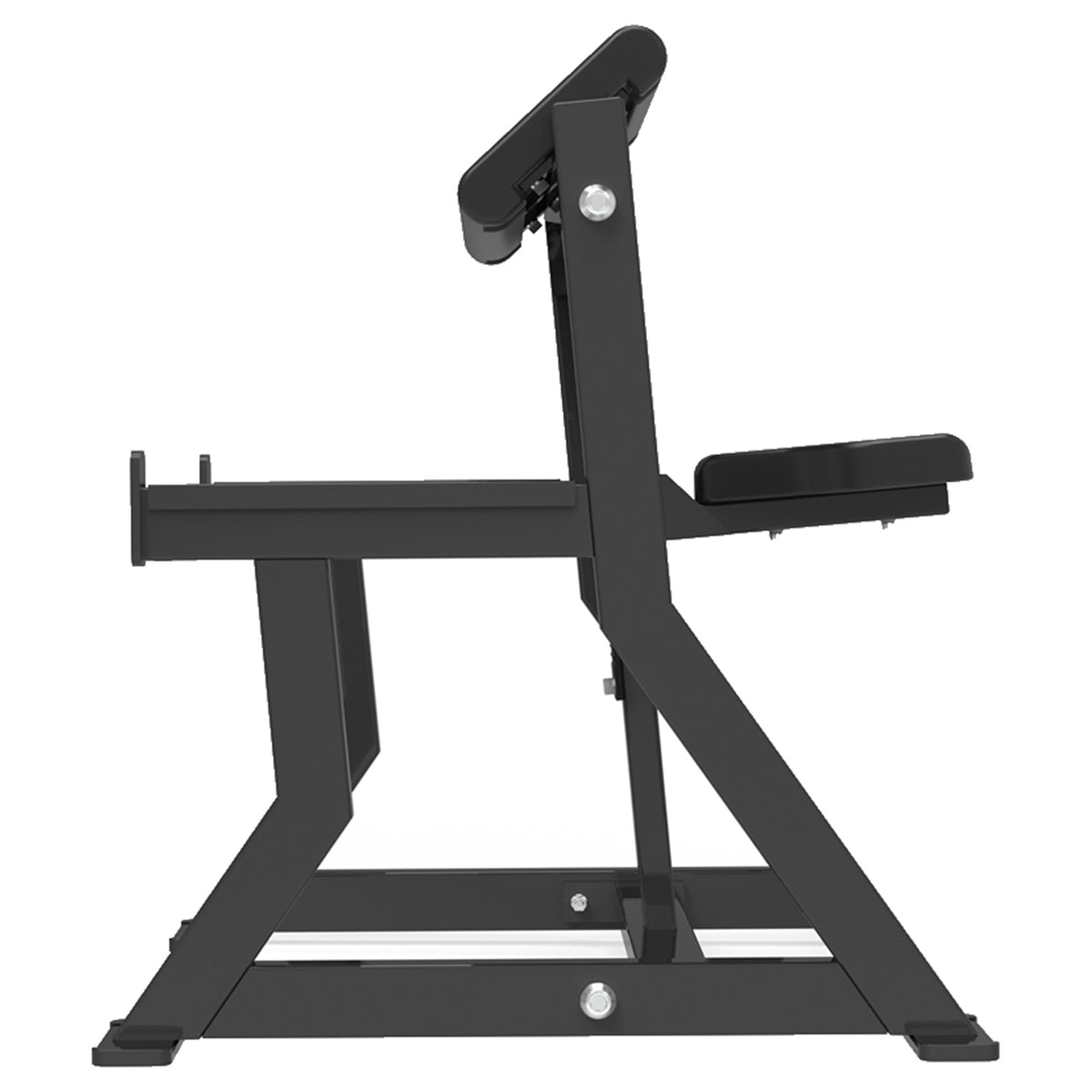 DHZ S-FORCE PM3018 Preacher Curl Bench – Freihantel Scottbank – schwarze Polster, Produktansicht 05