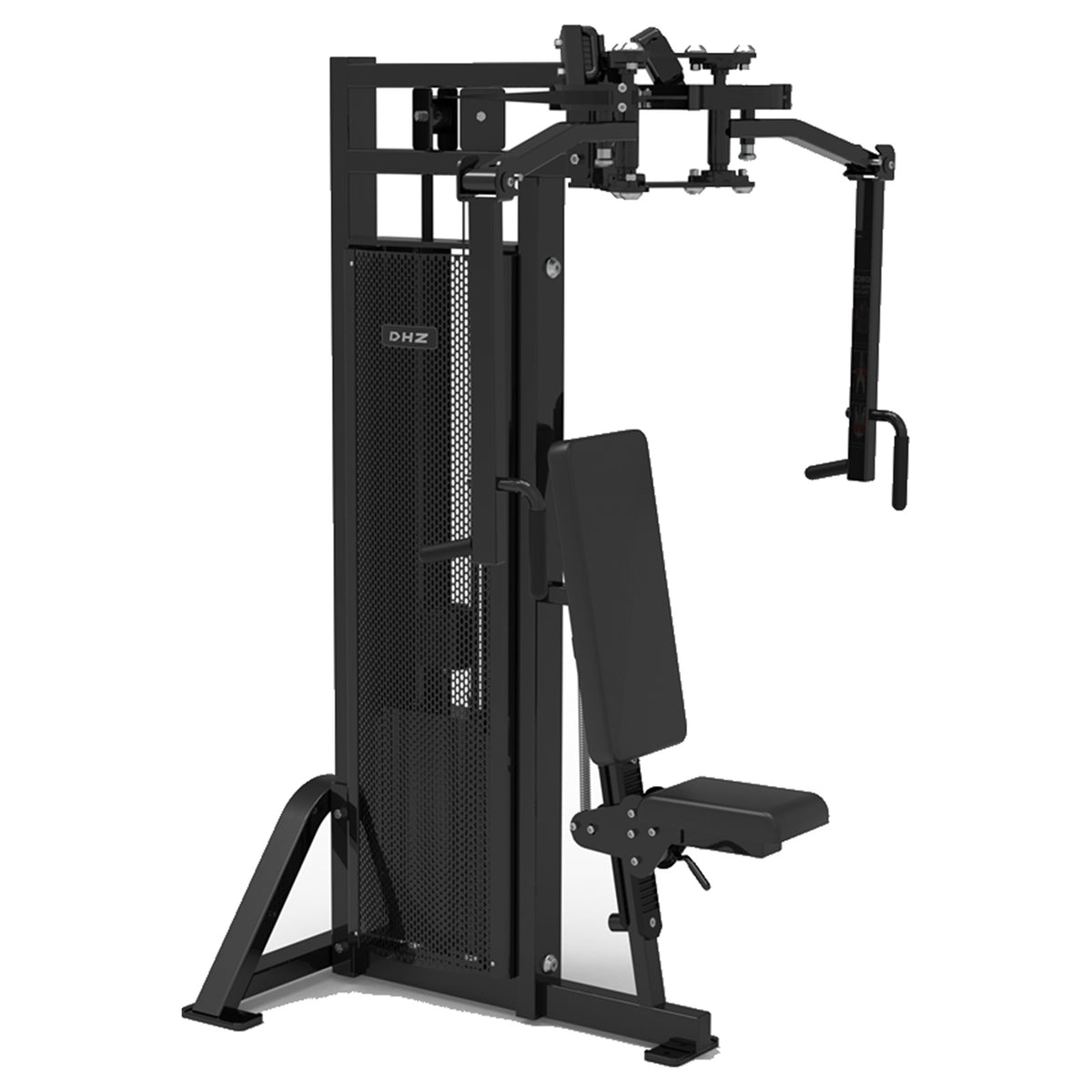 DHZ S-FORCE SM5007 Dual Rear Delt & Pec Fly – Gewichtsblock Dual Butterfly Reverse und Pec Fly – schwarze Polster, Produktansicht 05