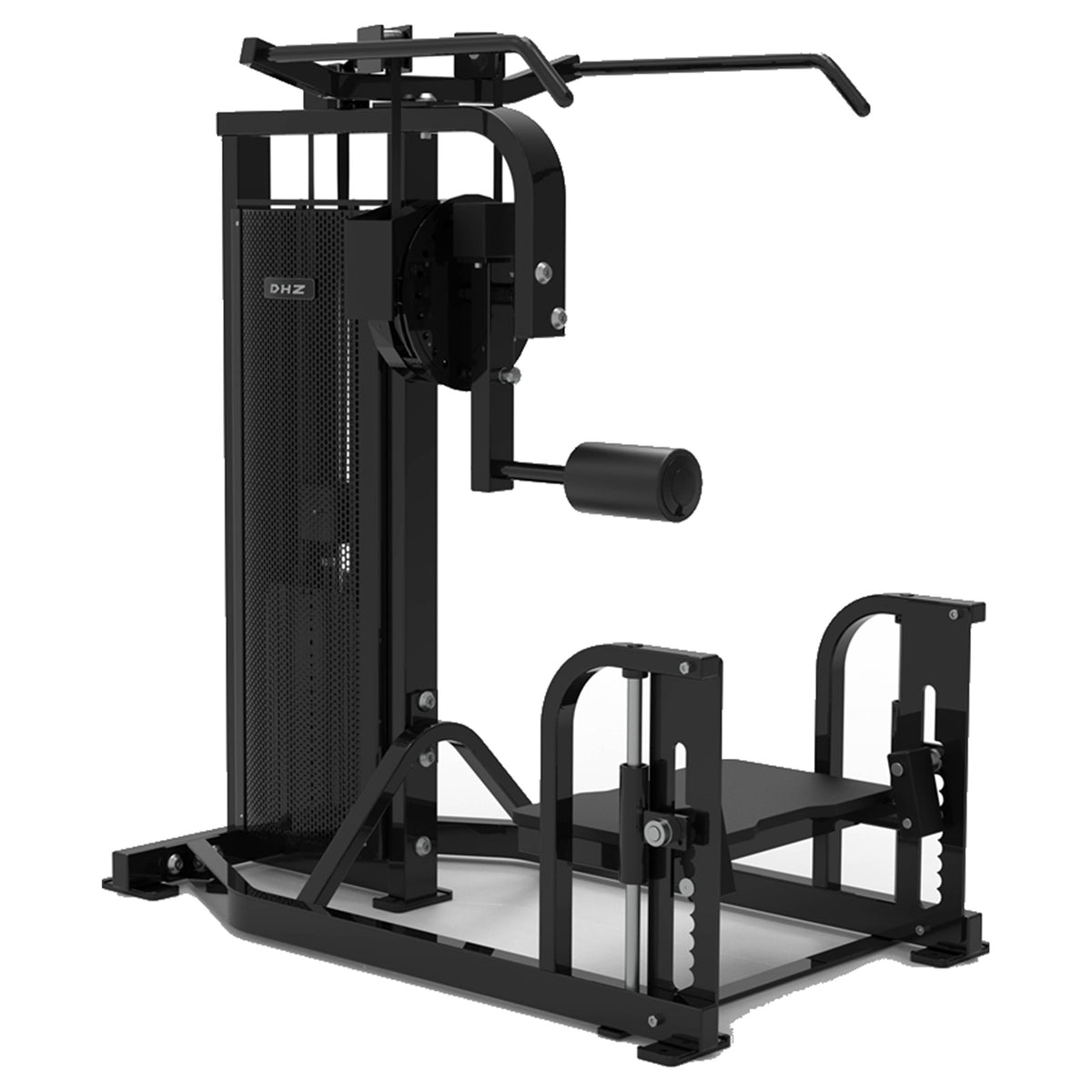 DHZ S-FORCE SM5011 Multi-Hip – Gewichtsblock Multi-Hip-Maschine – schwarze Polster, Produktansicht 05