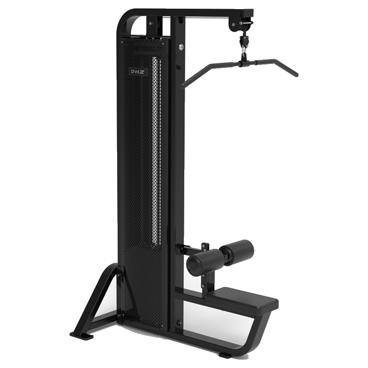 DHZ S-FORCE SM5012 Lat Pulldown – Gewichtsblock Latzugmaschine – schwarze Polster, Produktansicht 05
