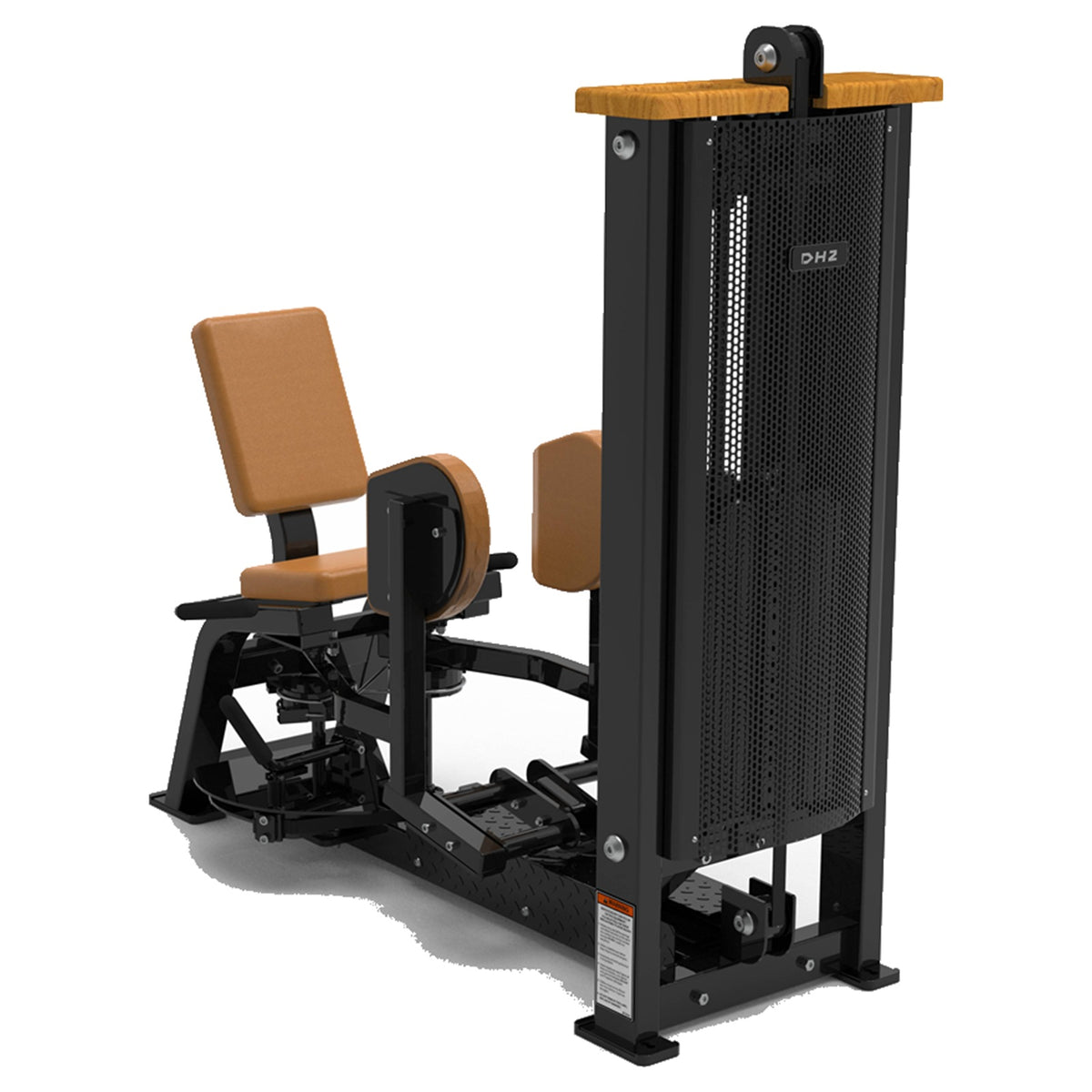 DHZ S-FORCE SM5021 Adductor – Gewichtsblock Adduktorenmaschine – braune Polster, Produktansicht 05