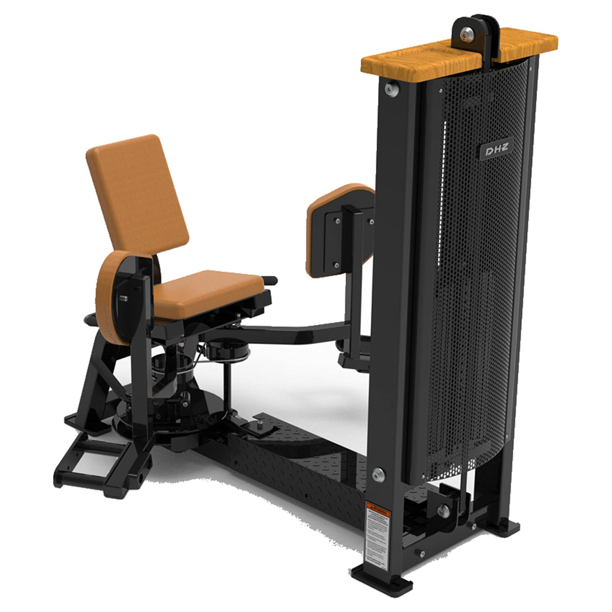 DHZ S-FORCE SM5022 Abductor – Gewichtsblock Abduktorenmaschine – braune Polster, Produktansicht 05