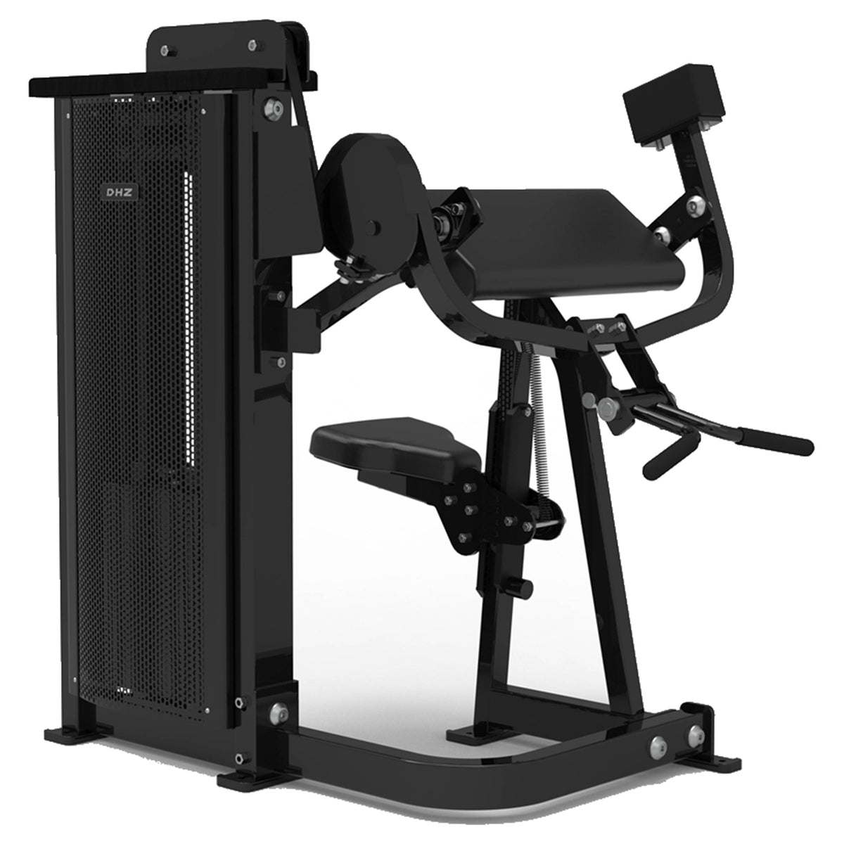 DHZ S-FORCE SM5030 Camber Curl – Gewichtsblock Bizepsmaschine – schwarze Polster, Produktansicht 05