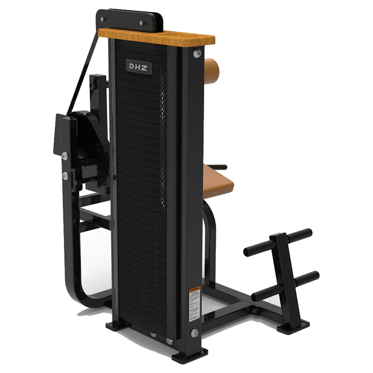 DHZ S-FORCE SM5031 Back Extension – Gewichtsblock Rückenstrecker – braune Polster, Produktansicht 05