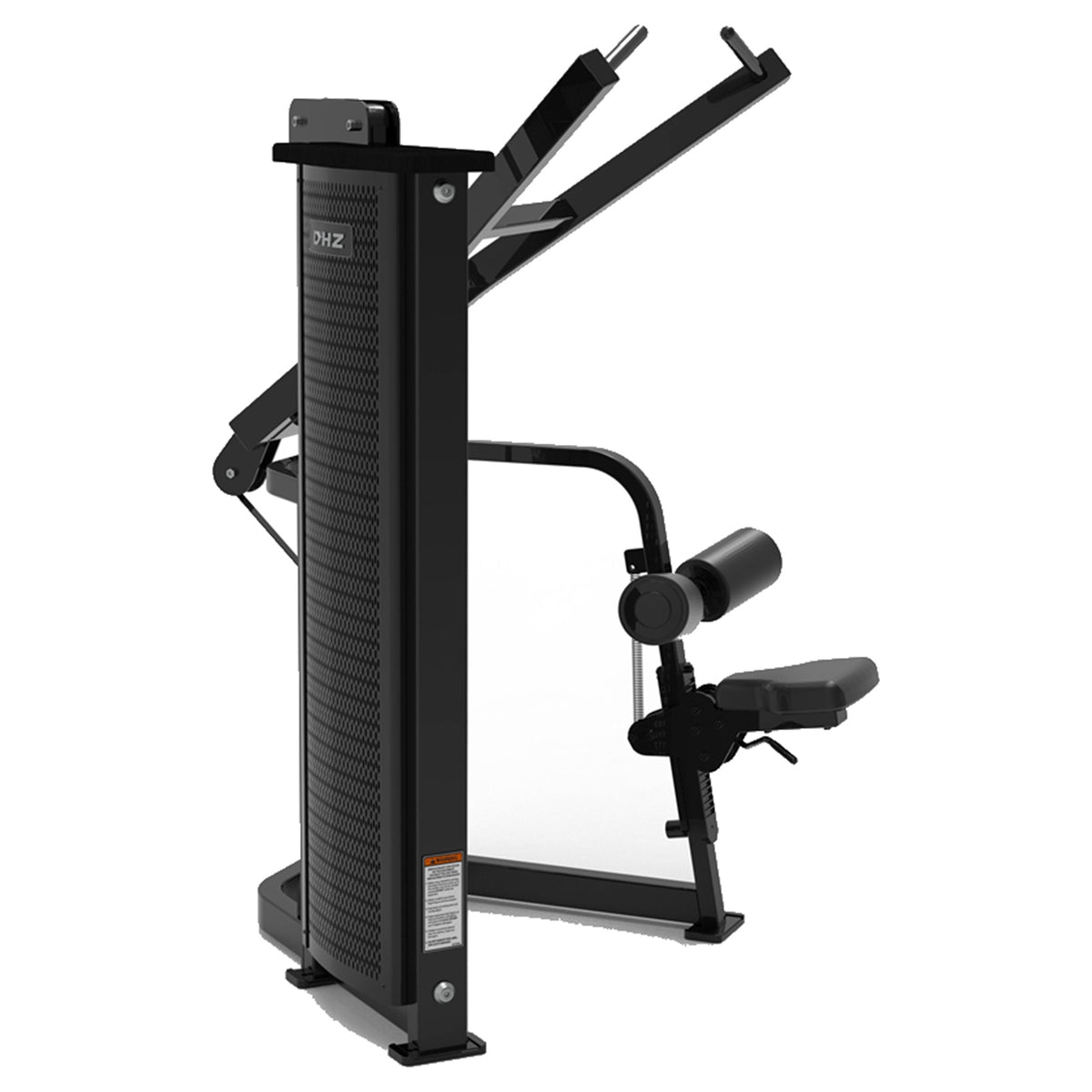 DHZ S-FORCE SM5035 Pulldown – Gewichtsblock Latzugmaschine – schwarze Polster, Produktansicht 05