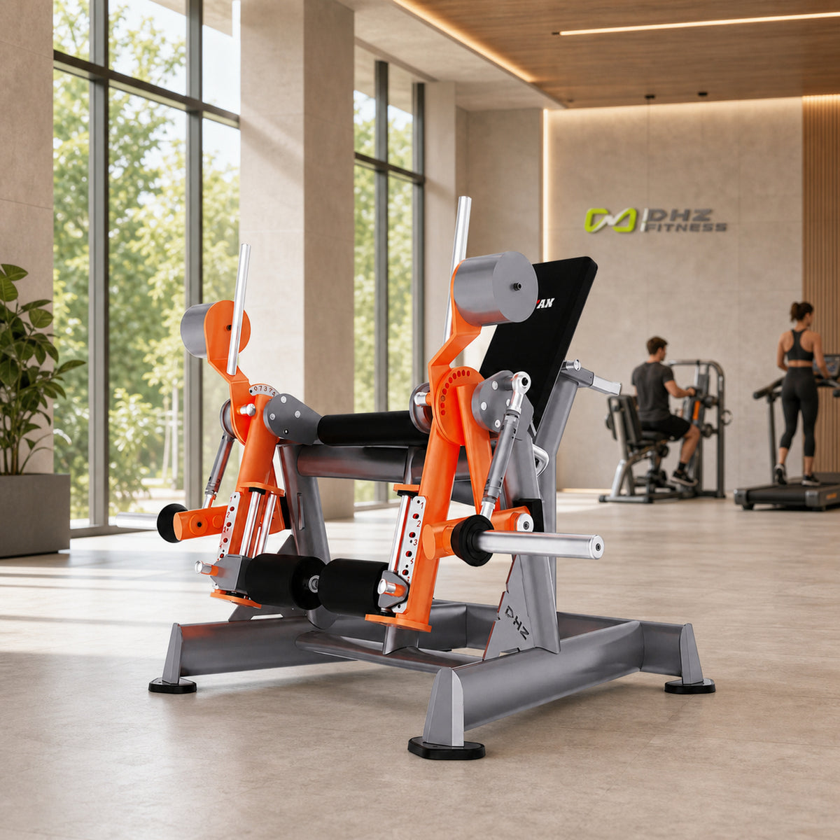 DHZ TITAN Extreme T906 Alternate Leg Extension – Beinstrecker für isoliertes Quadrizepstraining – alternate leg extension quadrizeps premium ambiente hell
