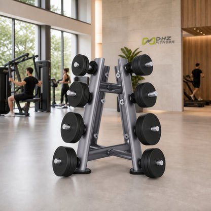 DHZ TITAN Extreme T945 Deluxe Weight Tree – Professioneller Scheibenständer – deluxe weight tree premium ambiente hell