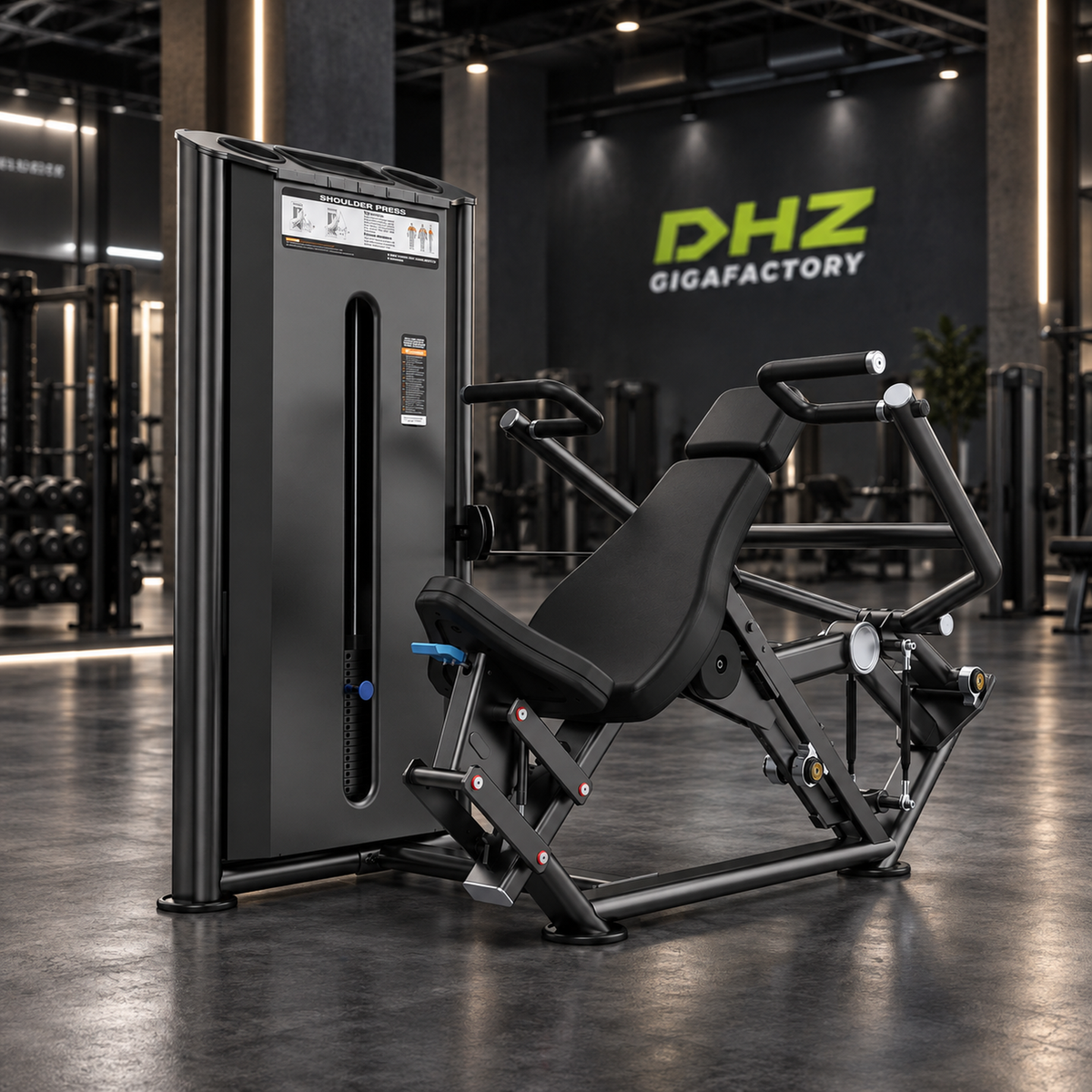 DHZ U2006 Shoulder Press im DHZ-Gigafactory-Studio