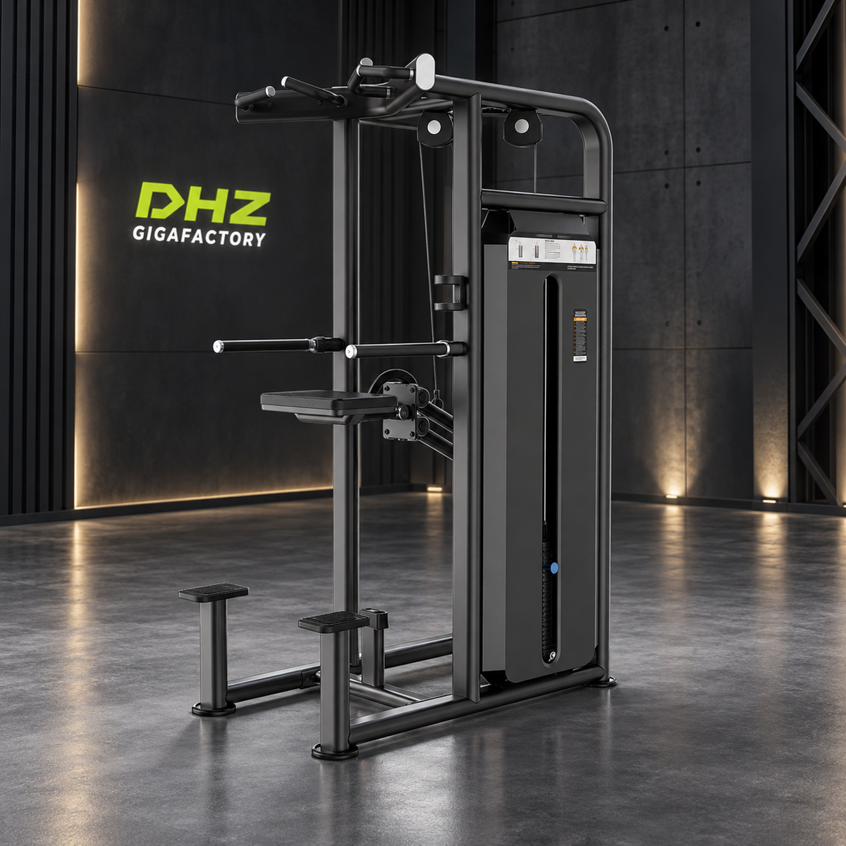 DHZ U2009 Dip Chin Assist im DHZ-Gigafactory-Studio