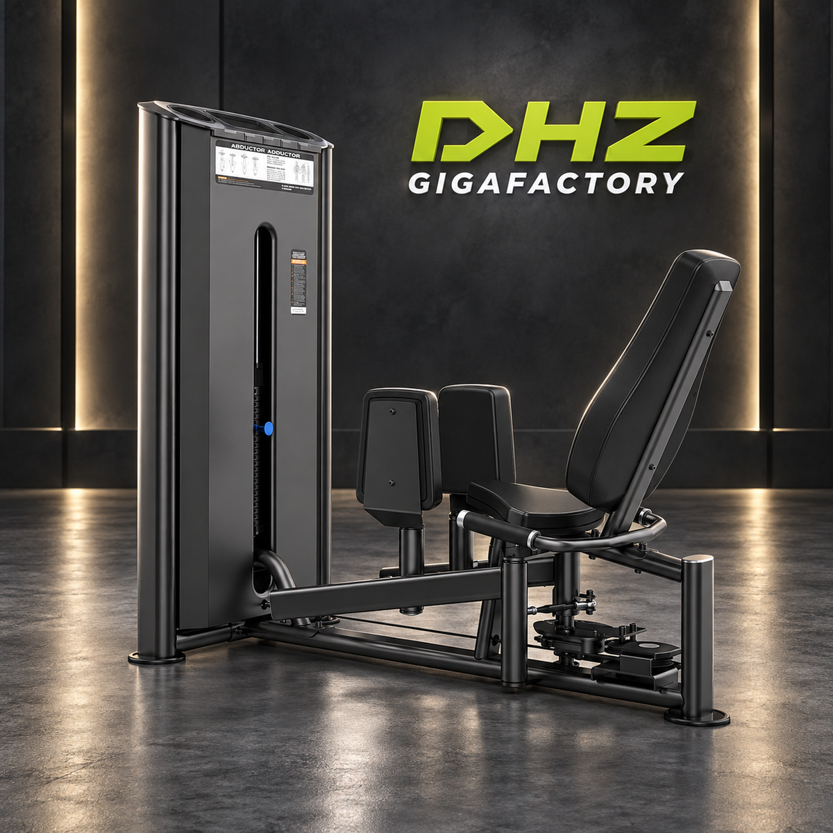 DHZ U2021 Adductor Abductor im DHZ-Gigafactory-Studio