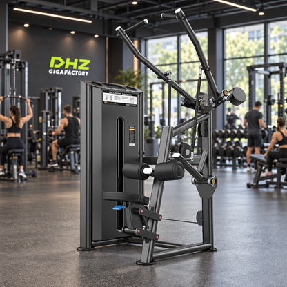 DHZ U2035 Pulldown im aktiven DHZ-Gigafactory-Fitnessstudio