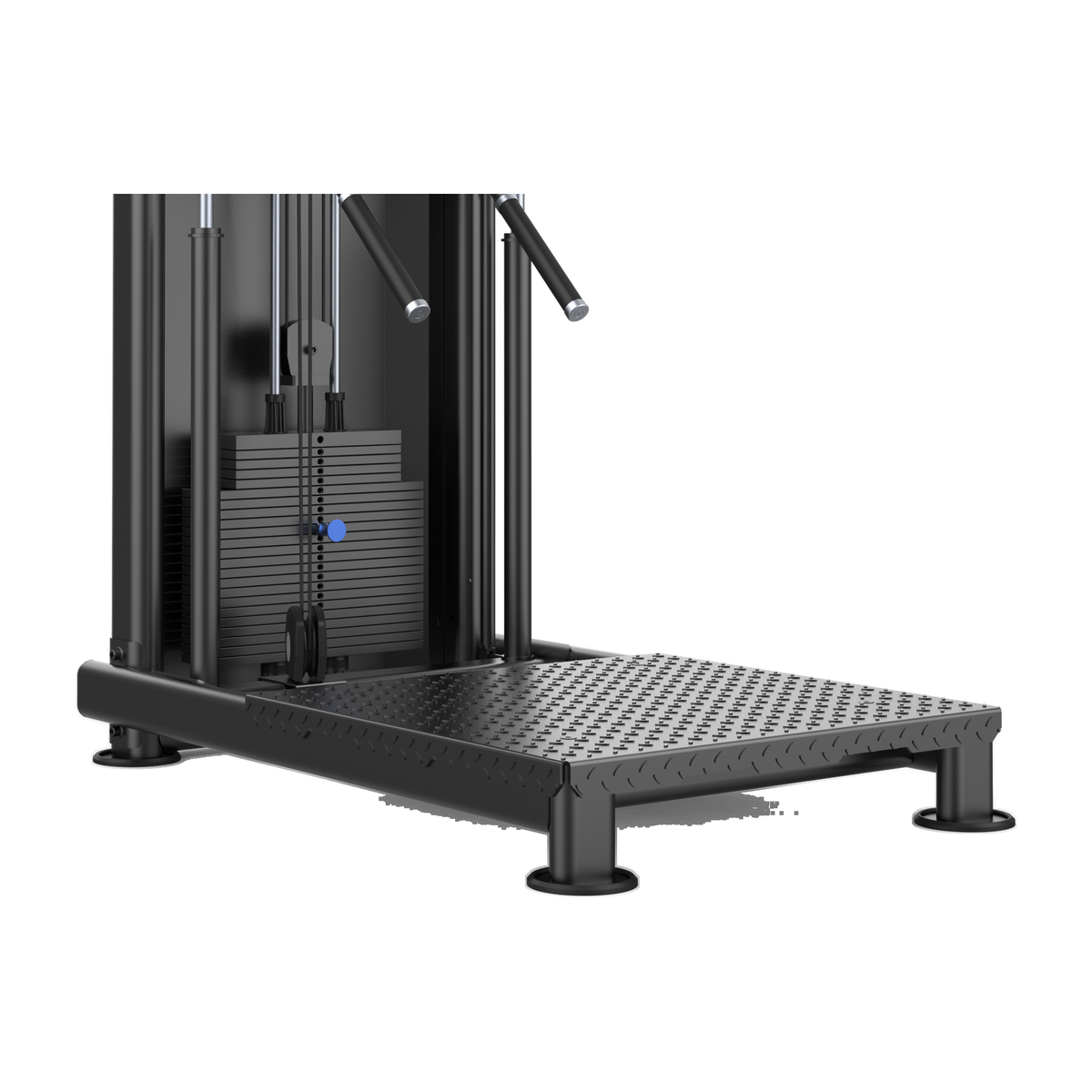 DHZ U2046 Multifunctional Gewichtsstapel und Standplattform im Detail