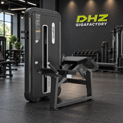 DHZ U3001A Prone Leg Curl im DHZ Gigafactory Fitnessstudio