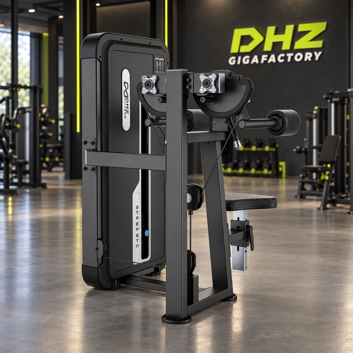 DHZ U3005A Lateral Raise im DHZ Gigafactory Fitnessstudio