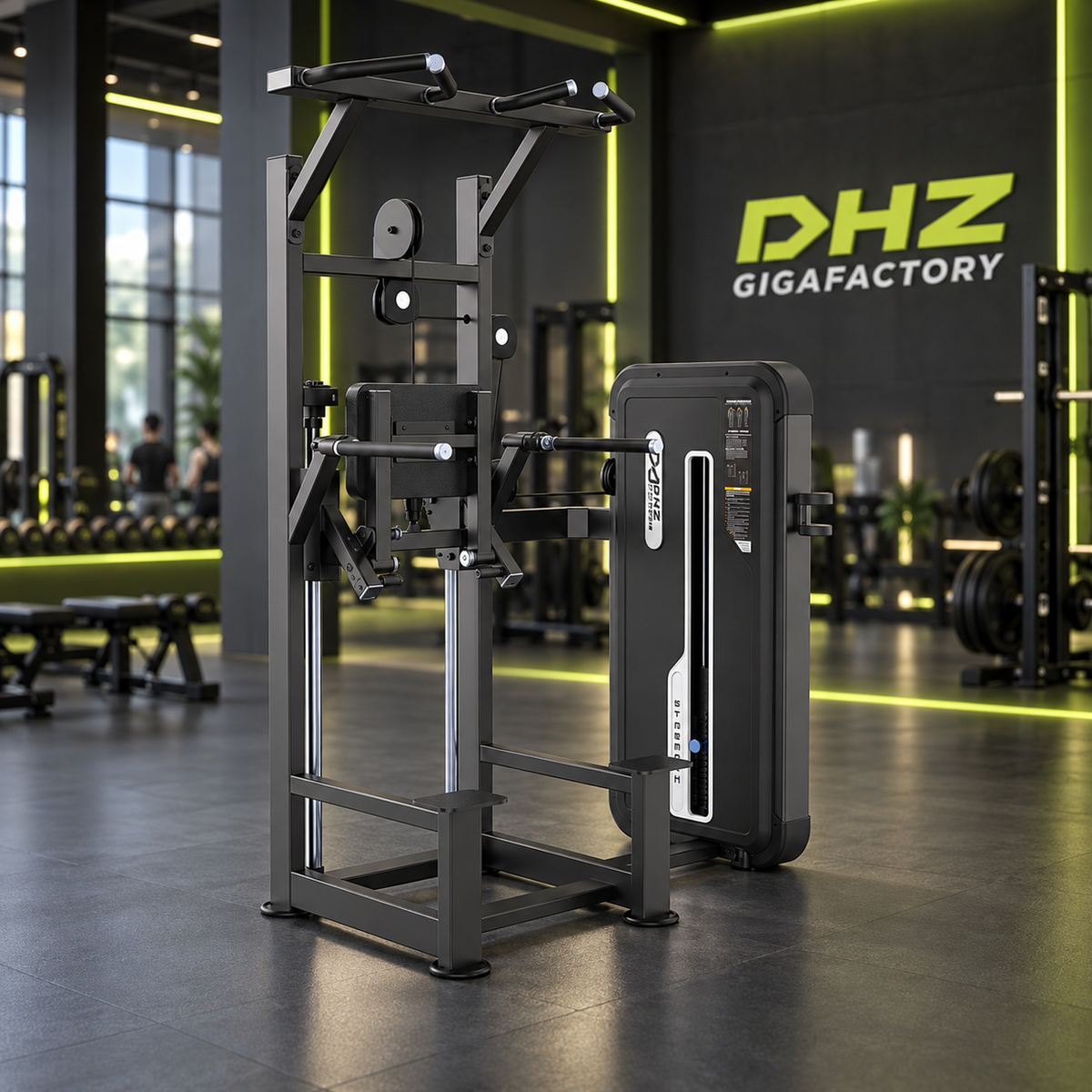 DHZ U3009A Dip Chin Assist im DHZ Gigafactory Fitnessstudio