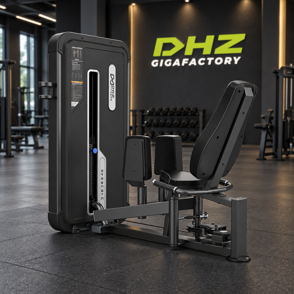 DHZ U3021A Abductor & Adductor im DHZ Gigafactory Fitnessstudio