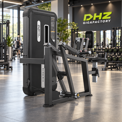 DHZ U3034A Vertical Row im DHZ Gigafactory Fitnessstudio