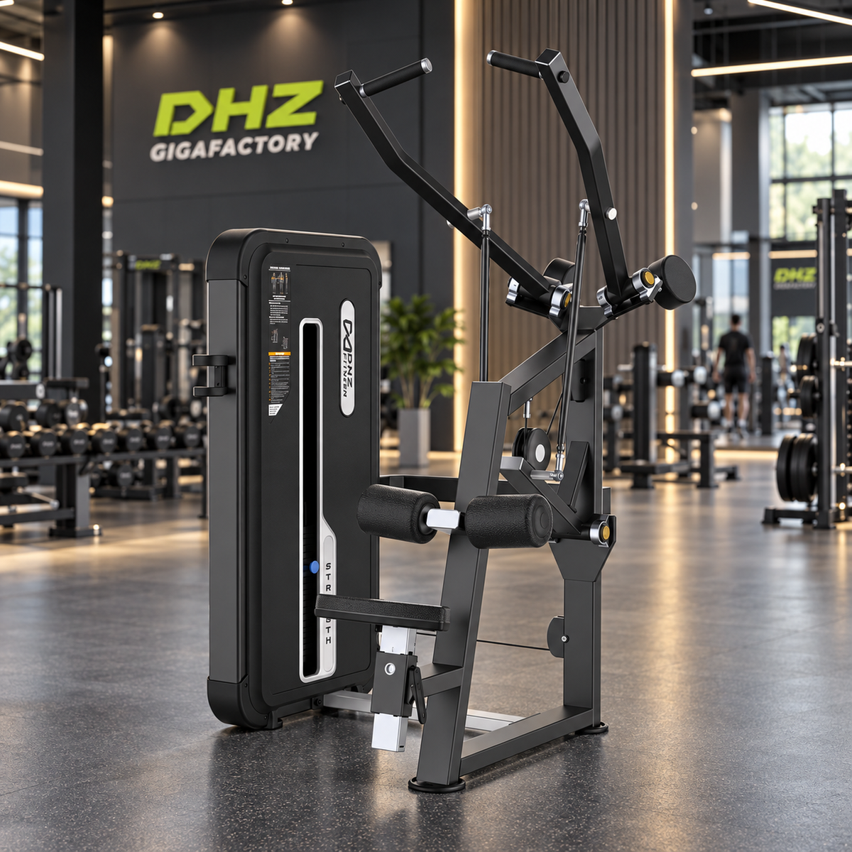 DHZ U3035A Pulldown im DHZ Gigafactory Fitnessstudio