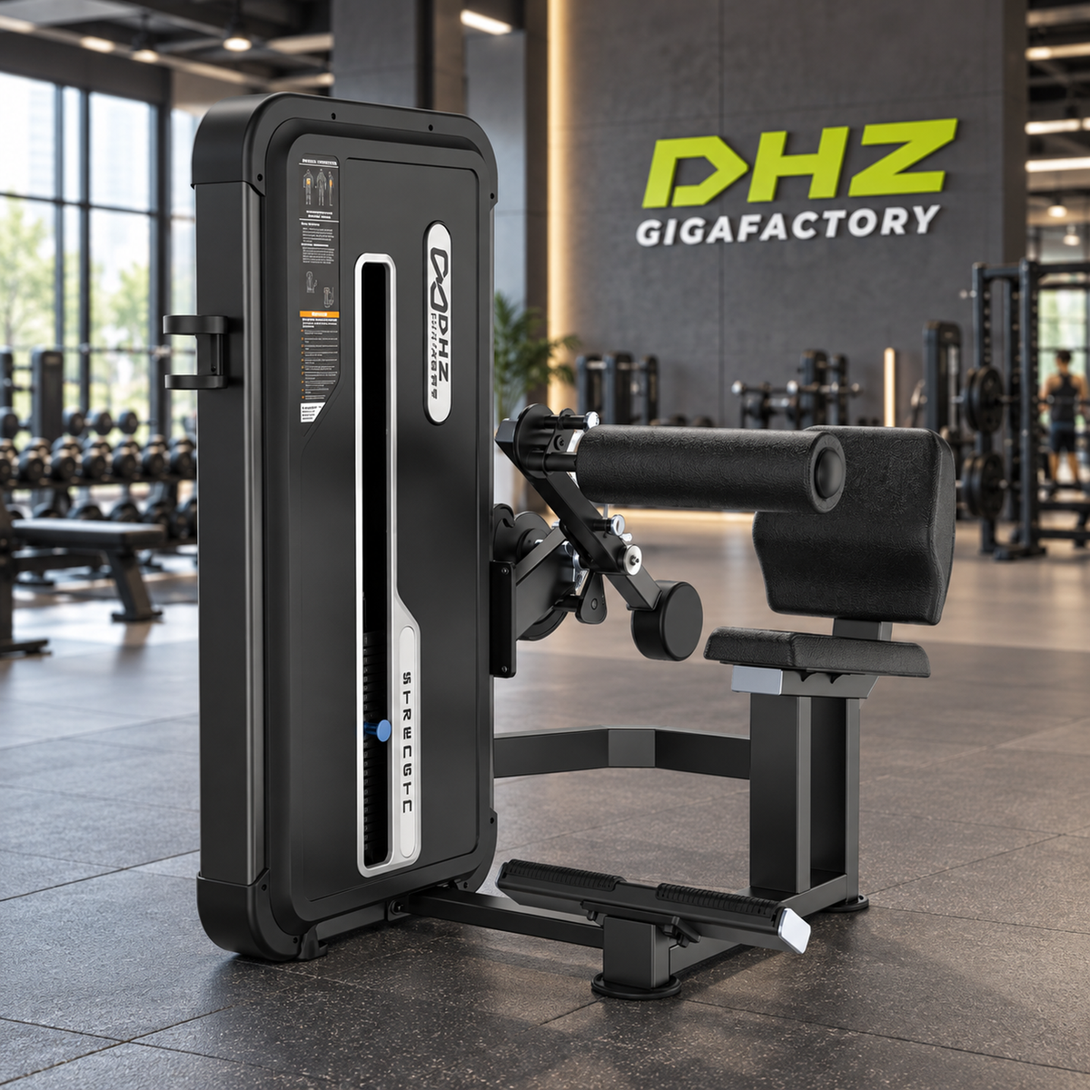 DHZ U3073A Abdominal Isolator im DHZ Gigafactory Fitnessstudio