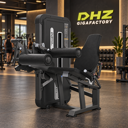 DHZ U3086A Leg Extension & Leg Curl im DHZ Gigafactory Fitnessstudio