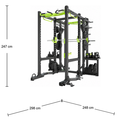 DHZ E6223 Combo Rack – Abmessungen 298 × 248 × 247 cm