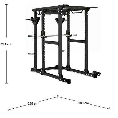 DHZ E6243 Multi Rack – Abmessungen 229 × 180 × 241 cm
