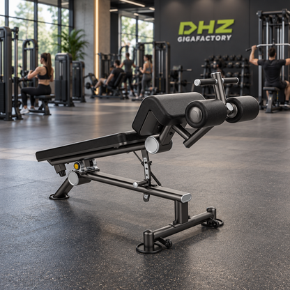 DHZ U2037 frei im aktiven DHZ-Gigafactory-Fitnessstudio mit Training im Hintergrund