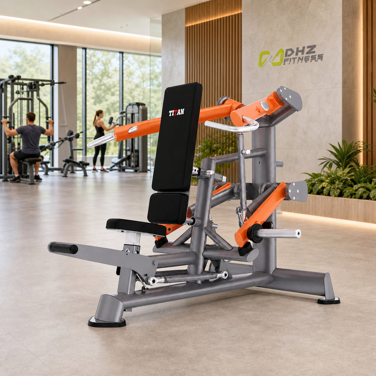 DHZ TITAN Extreme T909 Super Deltoid Press – Professionelle Schulterpresse für effektives Schultertraining – super deltoid press schulterpresse premium ambiente hell