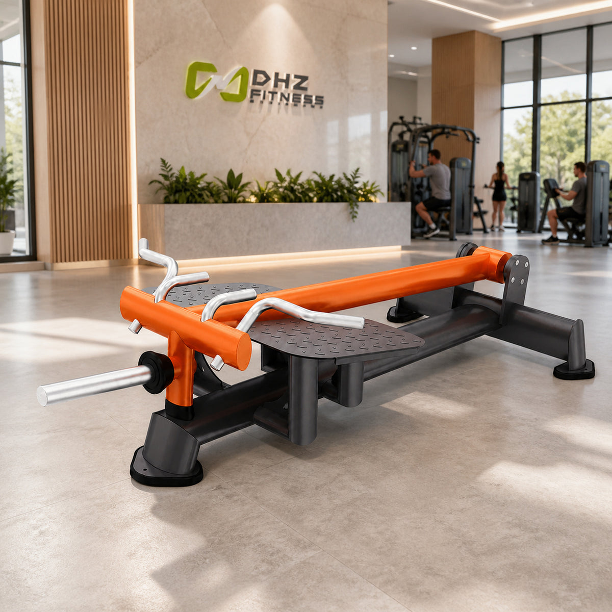 DHZ TITAN Extreme T917 Standing T-Bar Row – Professionelle Rudermaschine für effektives Rückentraining – standing t bar row rueckentraining premium ambiente hell