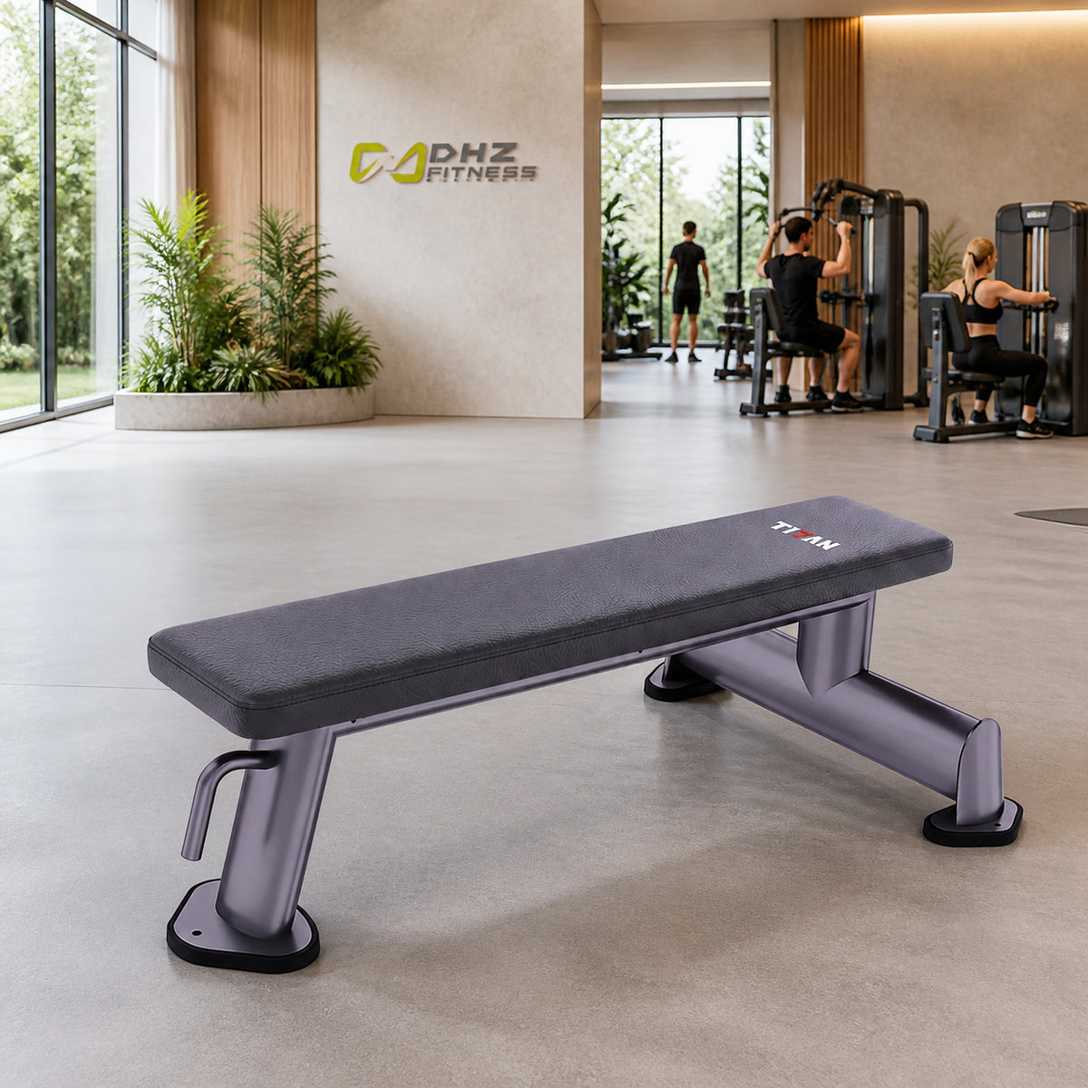 DHZ TITAN Extreme T928 Flat Bench – Professionelle Flachbank – flat bench professionelle flachbank premium ambiente hell