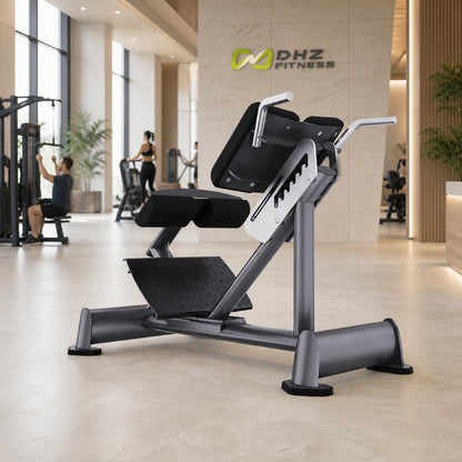 DHZ TITAN Extreme T935 Back Extension – Professionelle Hyperextension Bank für das Rückenstreckertraining – back extension hyperextension bank premium ambiente hell