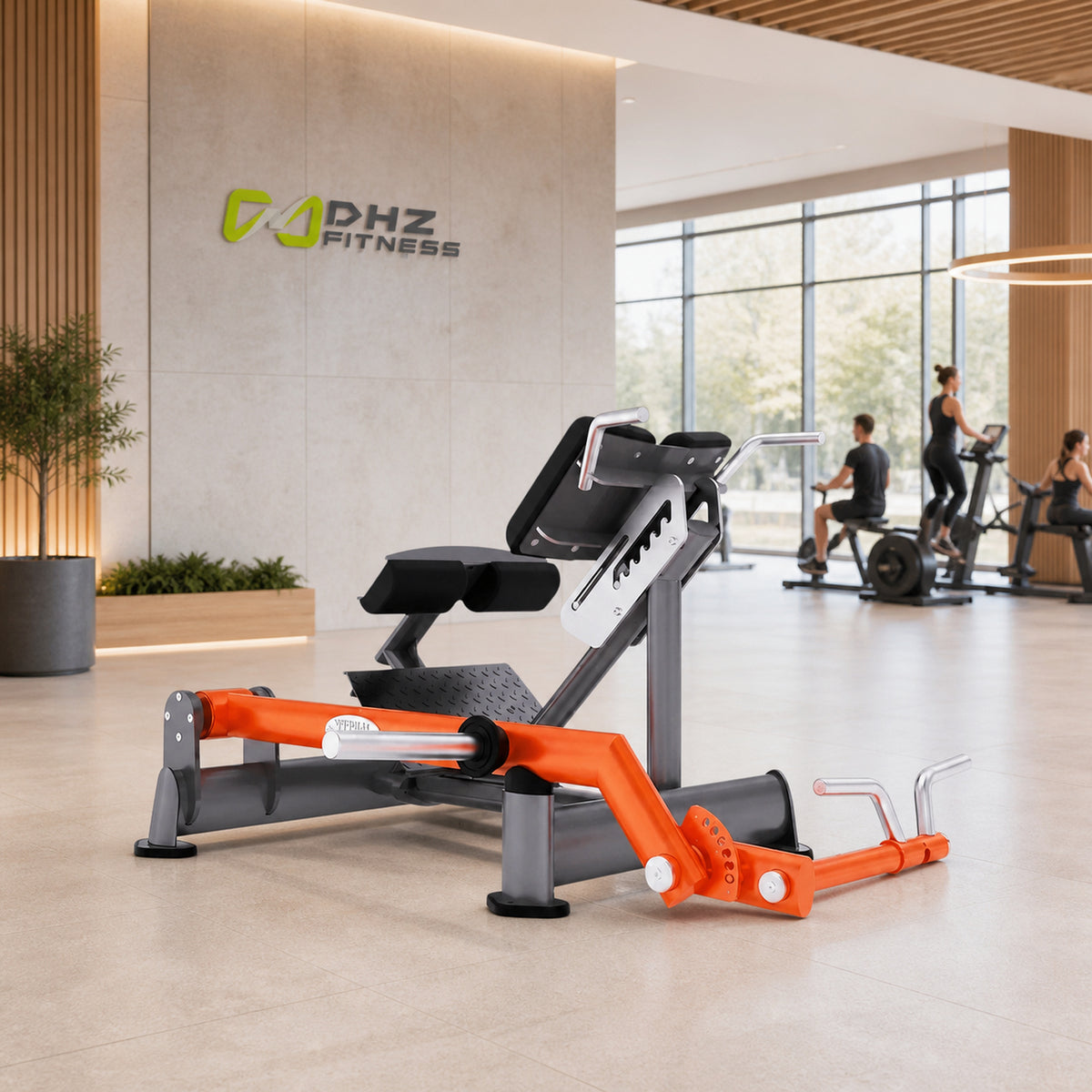 DHZ TITAN Extreme T936 Dual 45° Hip Extension – Glute- & Hamstring-Maschine – dual 45 degree hip extension premium ambiente hell