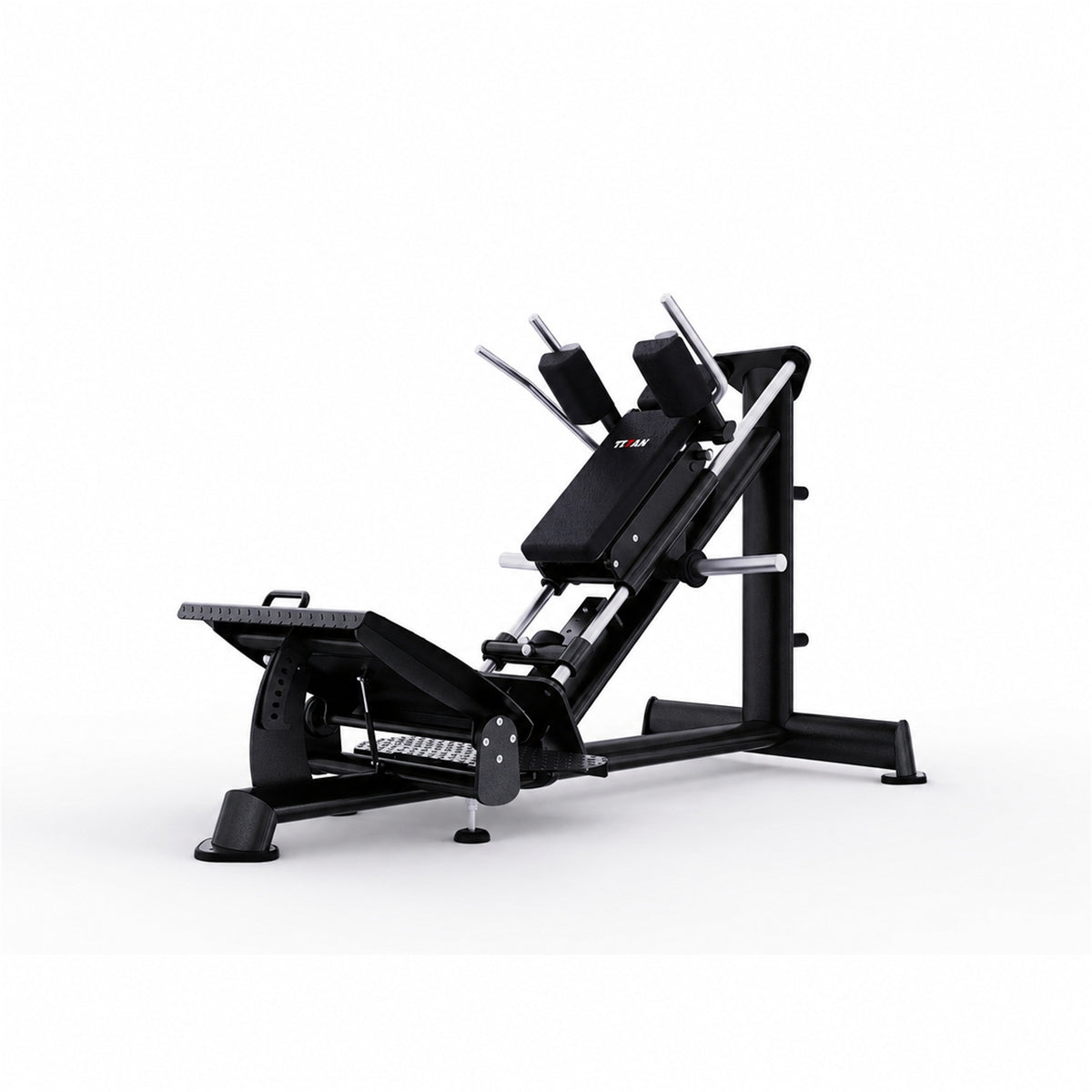 DHZ TITAN Extreme T939 Super Hack Slide – Professionelle Hack Squat Maschine für effektives Beintraining – super hack slide obsidian black hauptansicht