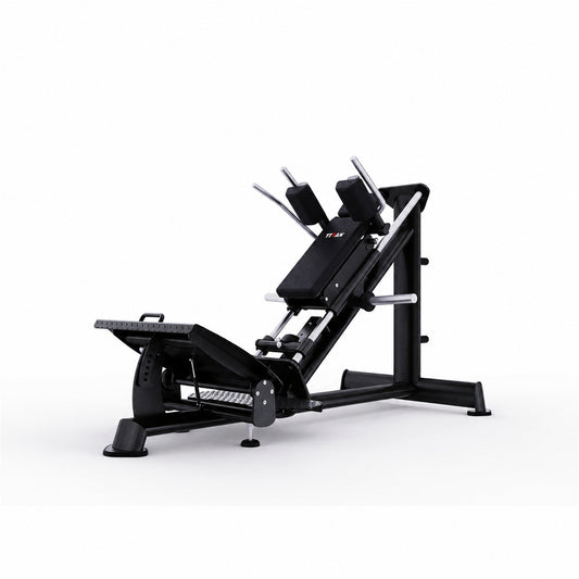 DHZ TITAN Extreme T939 Super Hack Slide – Professionelle Hack Squat Maschine für effektives Beintraining – super hack slide obsidian black hauptansicht