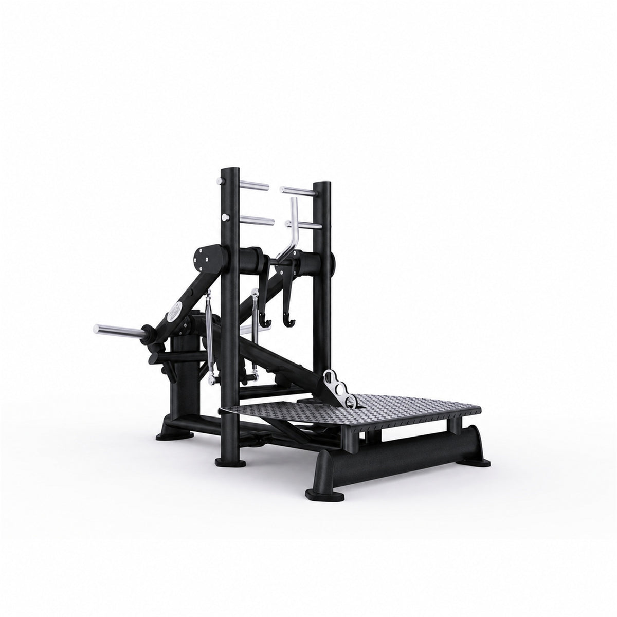 DHZ TITAN Extreme T940 Super Belt Squat – Professionelle Belt Squat Maschine für intensives Beintraining – super belt squat obsidian black hauptansicht