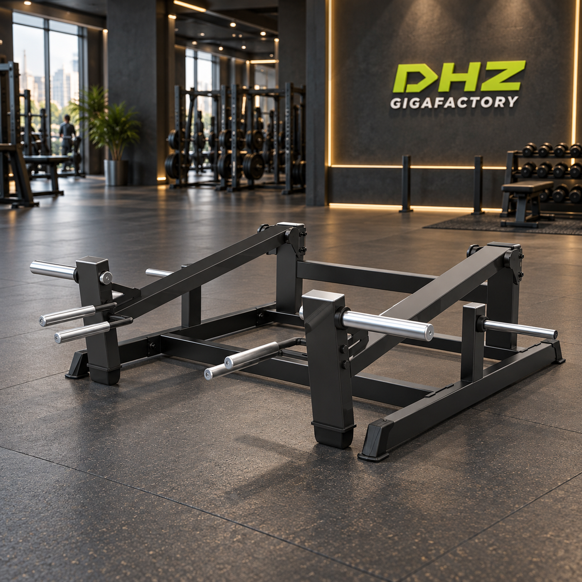 DHZ D607 Double Deadlift im DHZ Gigafactory Fitnessstudio