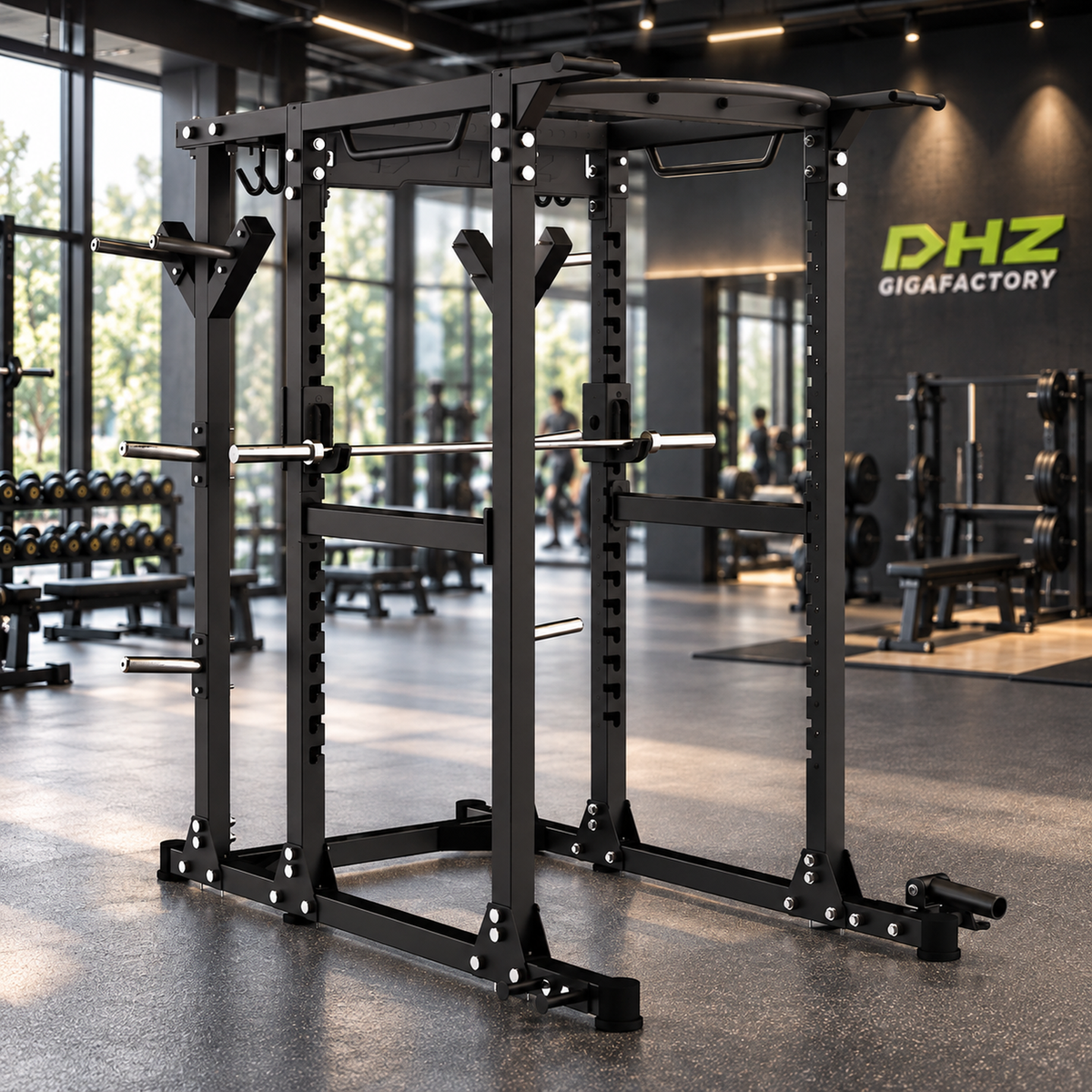 DHZ E6243 Multi Rack im DHZ Gigafactory Fitnessstudio