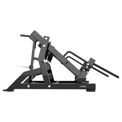 DHZ P-FORCE PM2029 Squat High Pull – Plate Loaded Squat-High-Pull-Maschine – schwarze Polster, Produktansicht 07