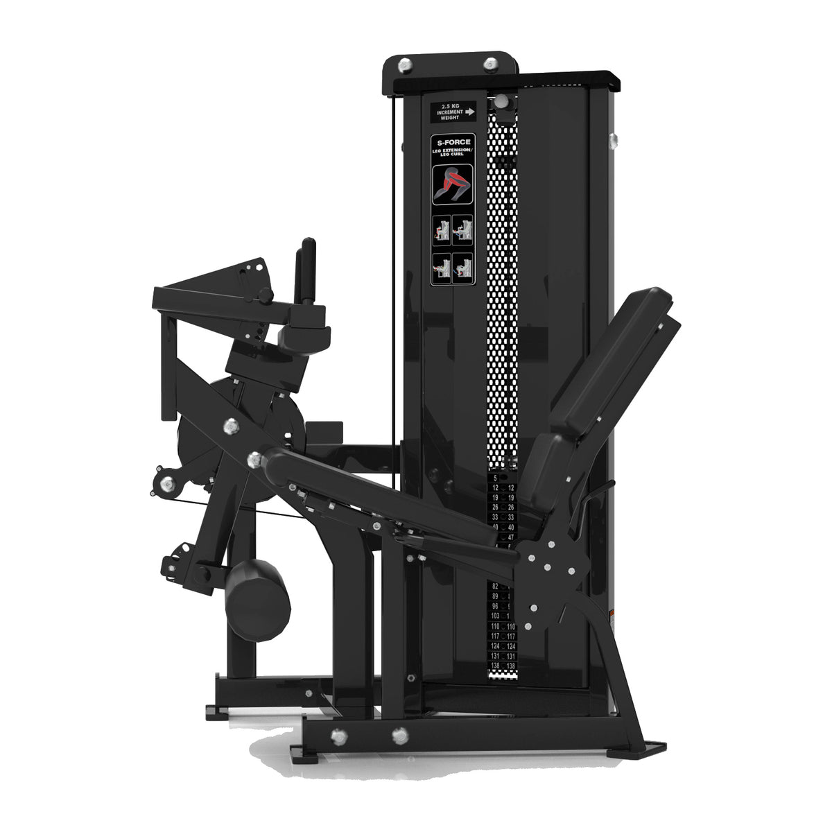 DHZ S-FORCE SM5086 Dual Leg Extension & Prone Leg Curl – předkopávání a zakopávání vleže pro fitness centra