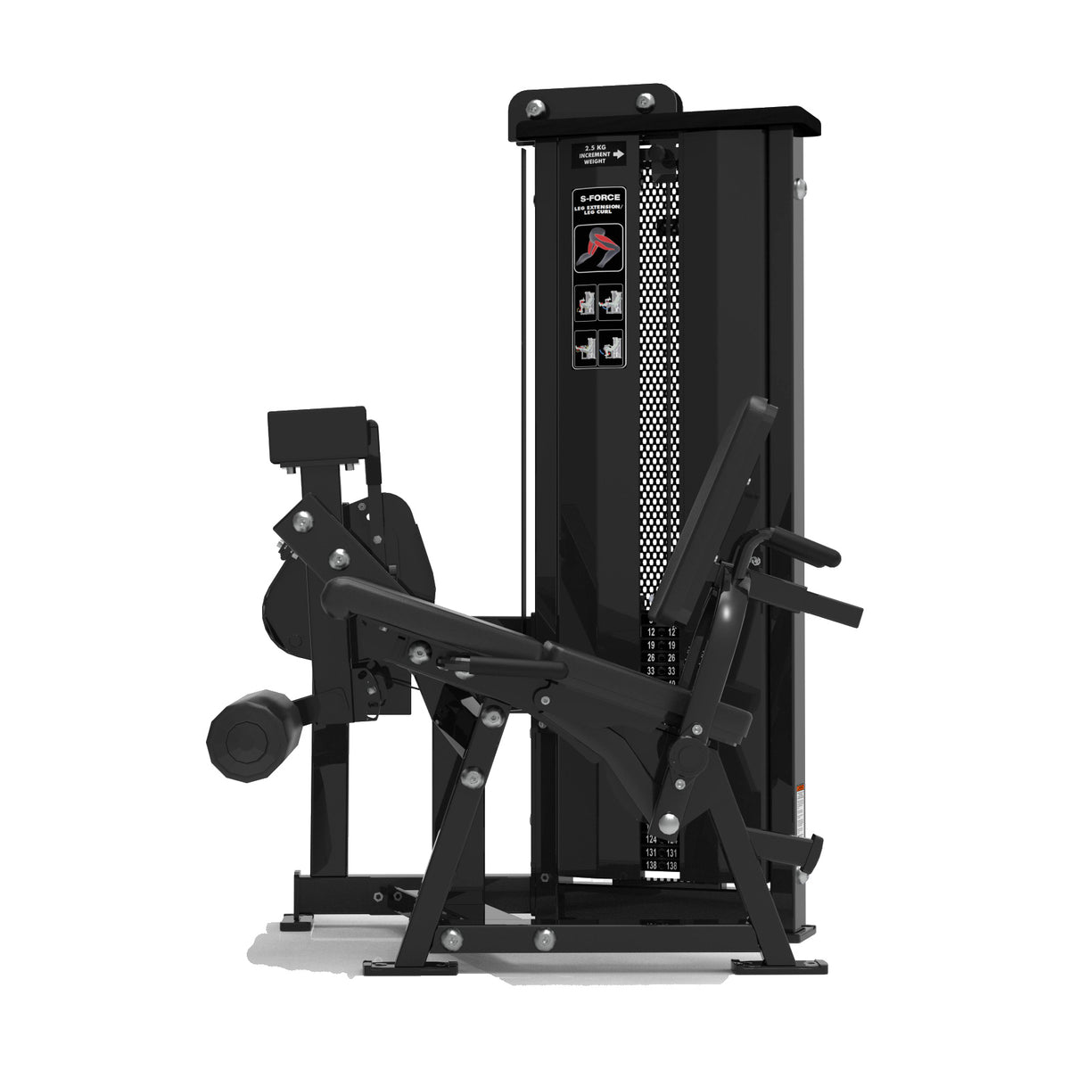 DHZ S-FORCE SM5090 Dual Leg Extension & Seated Leg Curl – Selectorized 2-in-1 Leg Machine for Commercial Gyms