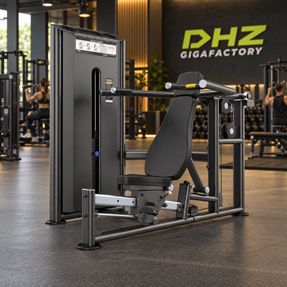 DHZ U2084 aus zweiter Perspektive frei im Fitnessstudio mit Trainierenden im Hintergrund