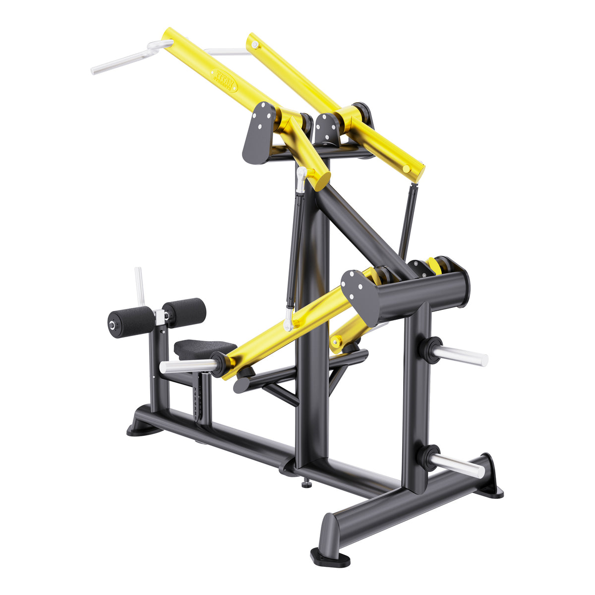 DHZ Titan Extreme T901 High Row – Ansicht hinten rechts in Titan Schwarz-Gold