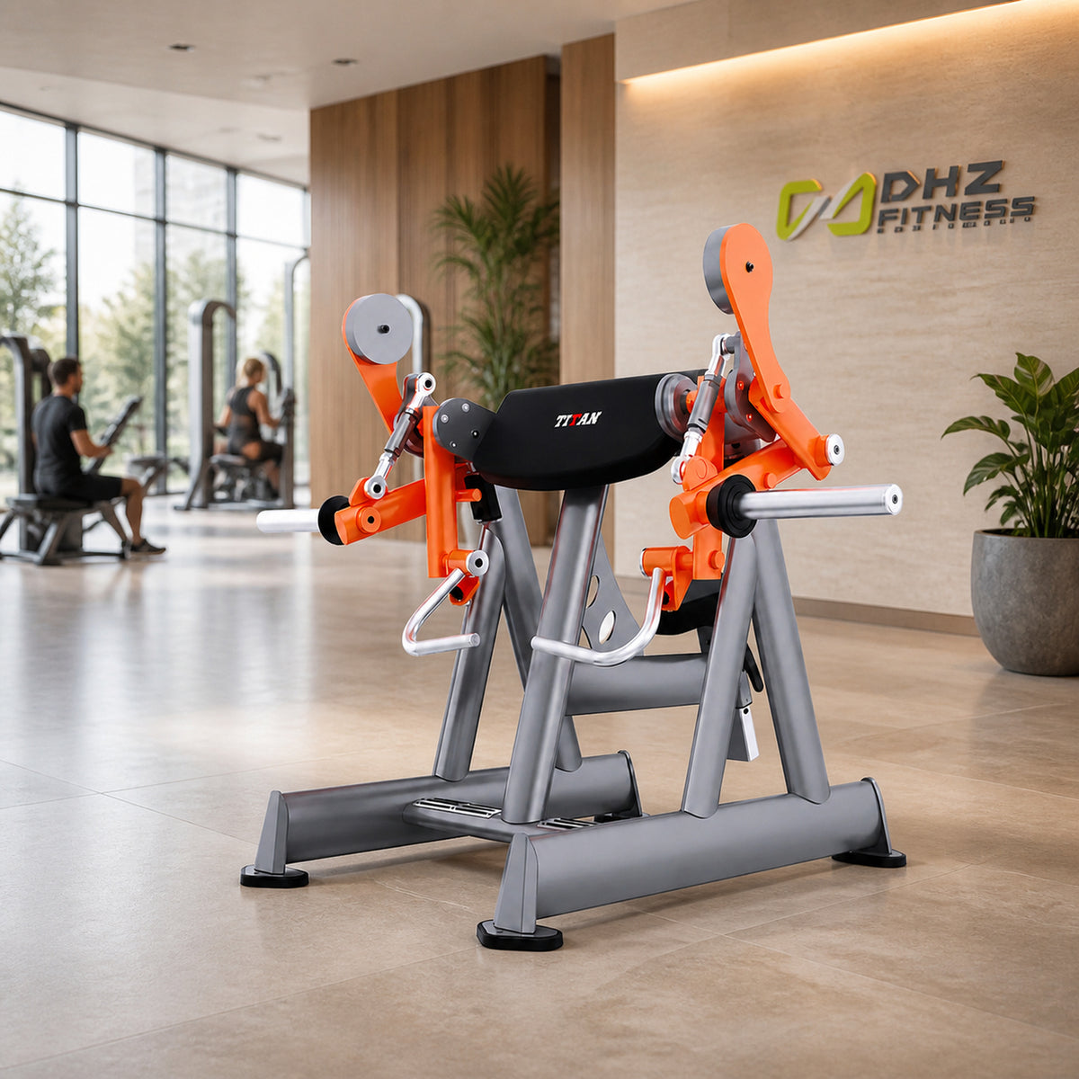 DHZ TITAN Extreme T908 Alternate Curling – Bizepsmaschine für isoliertes Armtraining – alternate curling bizepsmaschine premium ambiente hell