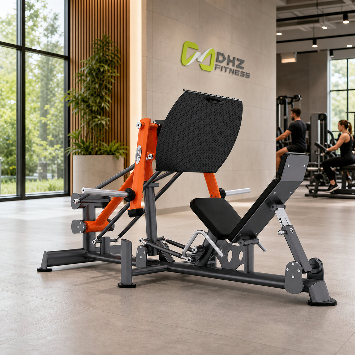 DHZ TITAN Extreme T915 Leg Press Bridge – Beinpresse für Quadrizeps- und Beintraining – leg press bridge beinpresse premium ambiente hell