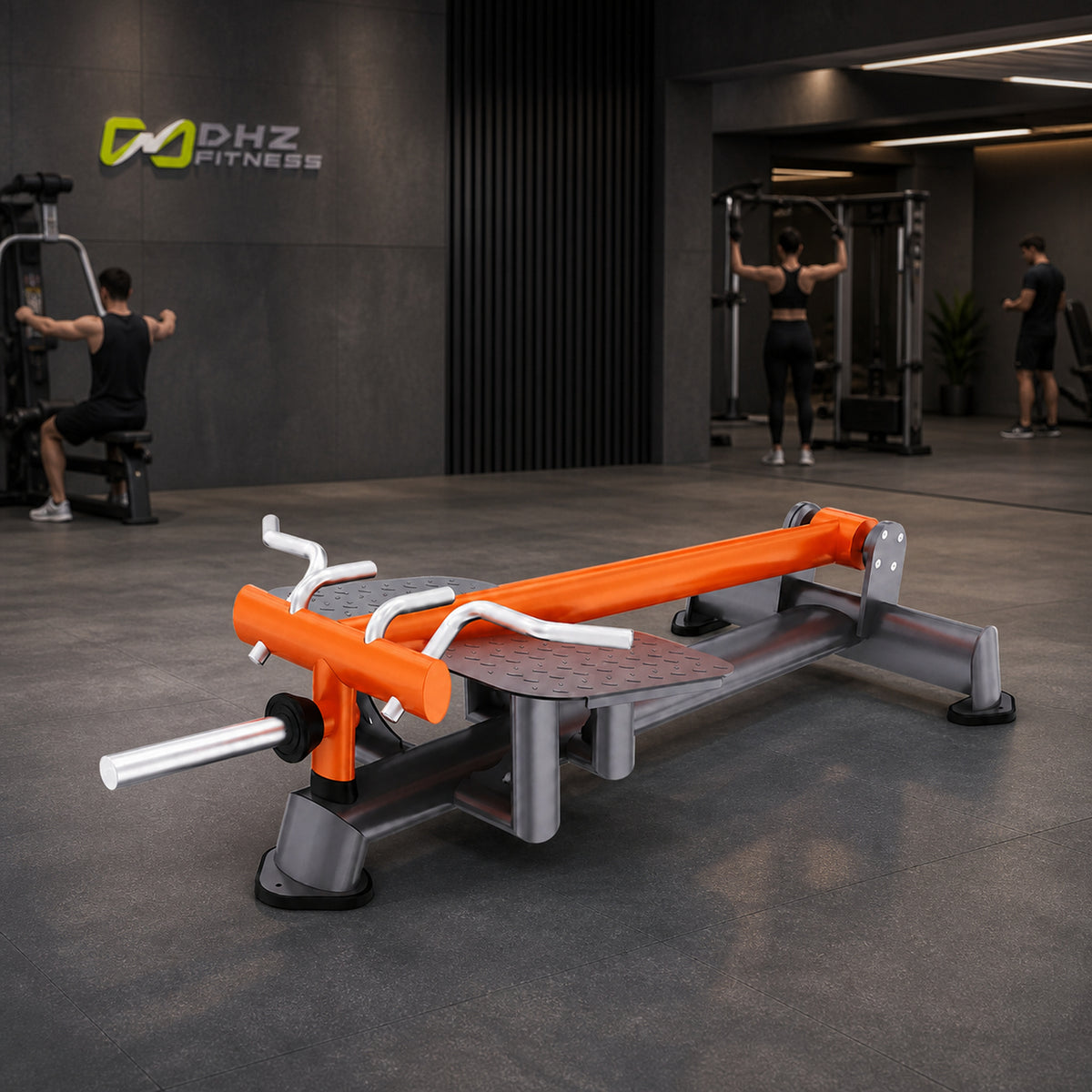 DHZ TITAN Extreme T917 Standing T-Bar Row – Professionelle Rudermaschine für effektives Rückentraining – standing t bar row rueckentraining performance ambiente urban