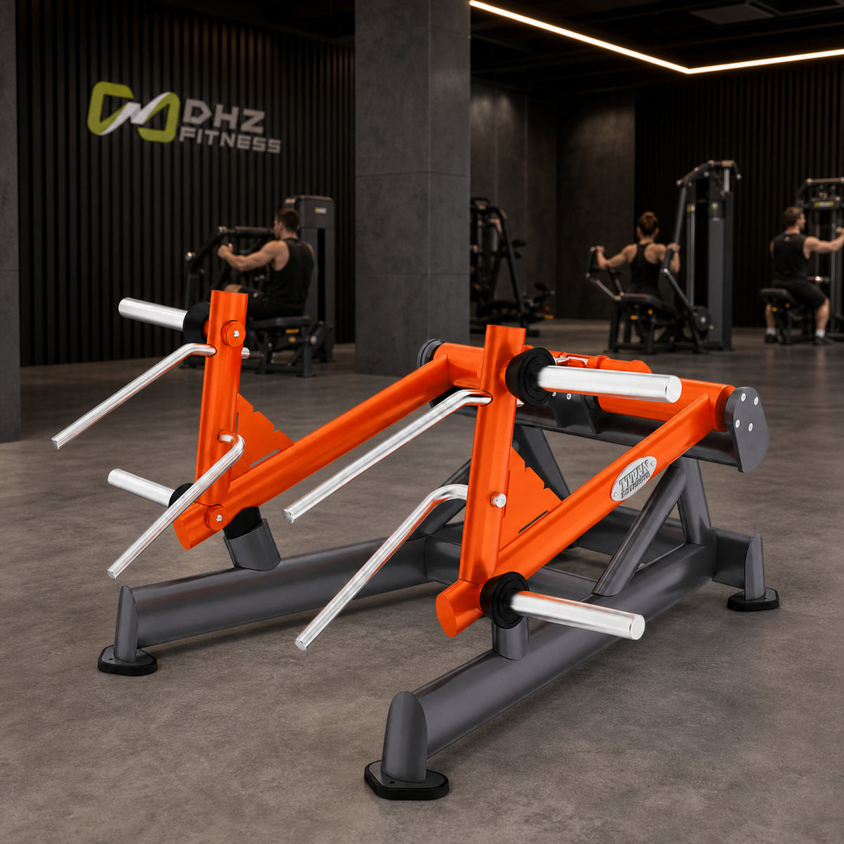 DHZ TITAN Extreme T918 Double Deadlift – Kreuzhebe-Maschine für Rücken- und Beintraining – double deadlift kreuzheben performance ambiente urban