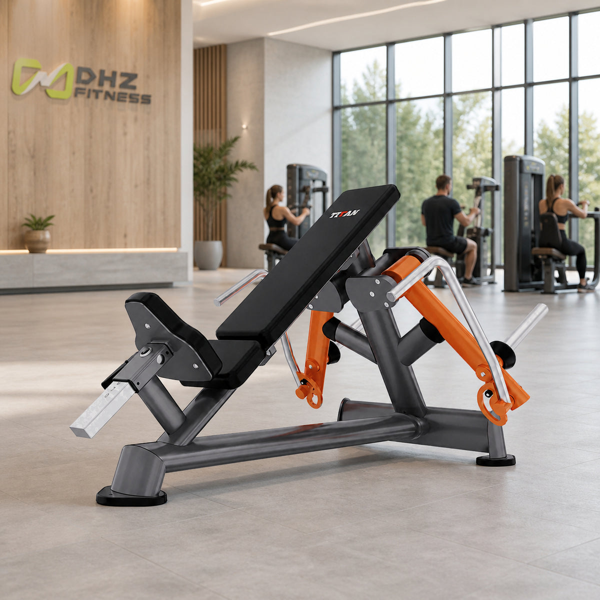 DHZ TITAN Extreme T921 Incline Fly – Schrägbank Butterfly für obere Brust – incline fly obere brust premium ambiente hell