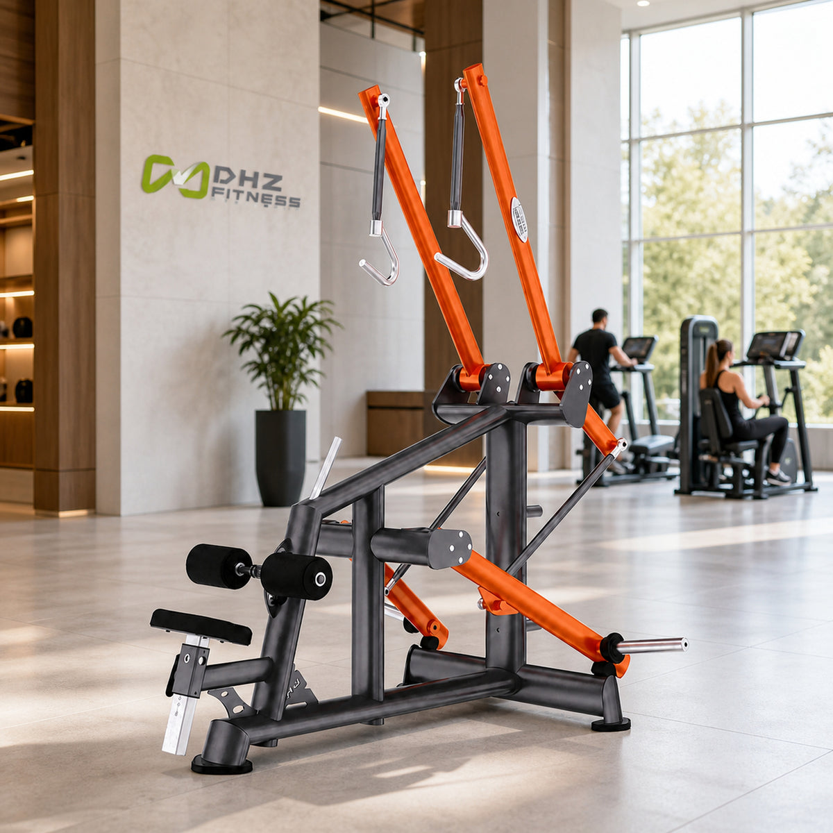 DHZ TITAN Extreme T922 High Row – High Row Rückentrainer – high row rueckentrainer premium ambiente hell