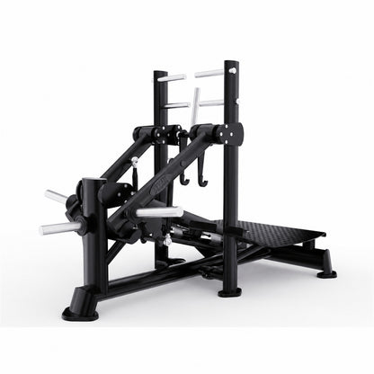 DHZ TITAN Extreme T940 Super Belt Squat – Professionelle Belt Squat Maschine für intensives Beintraining – super belt squat obsidian black dreiviertelansicht